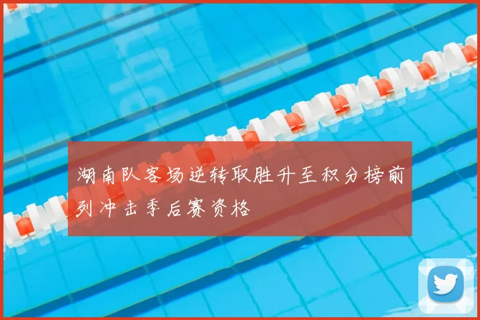 湖南队客场逆转取胜升至积分榜前列冲击季后赛资格